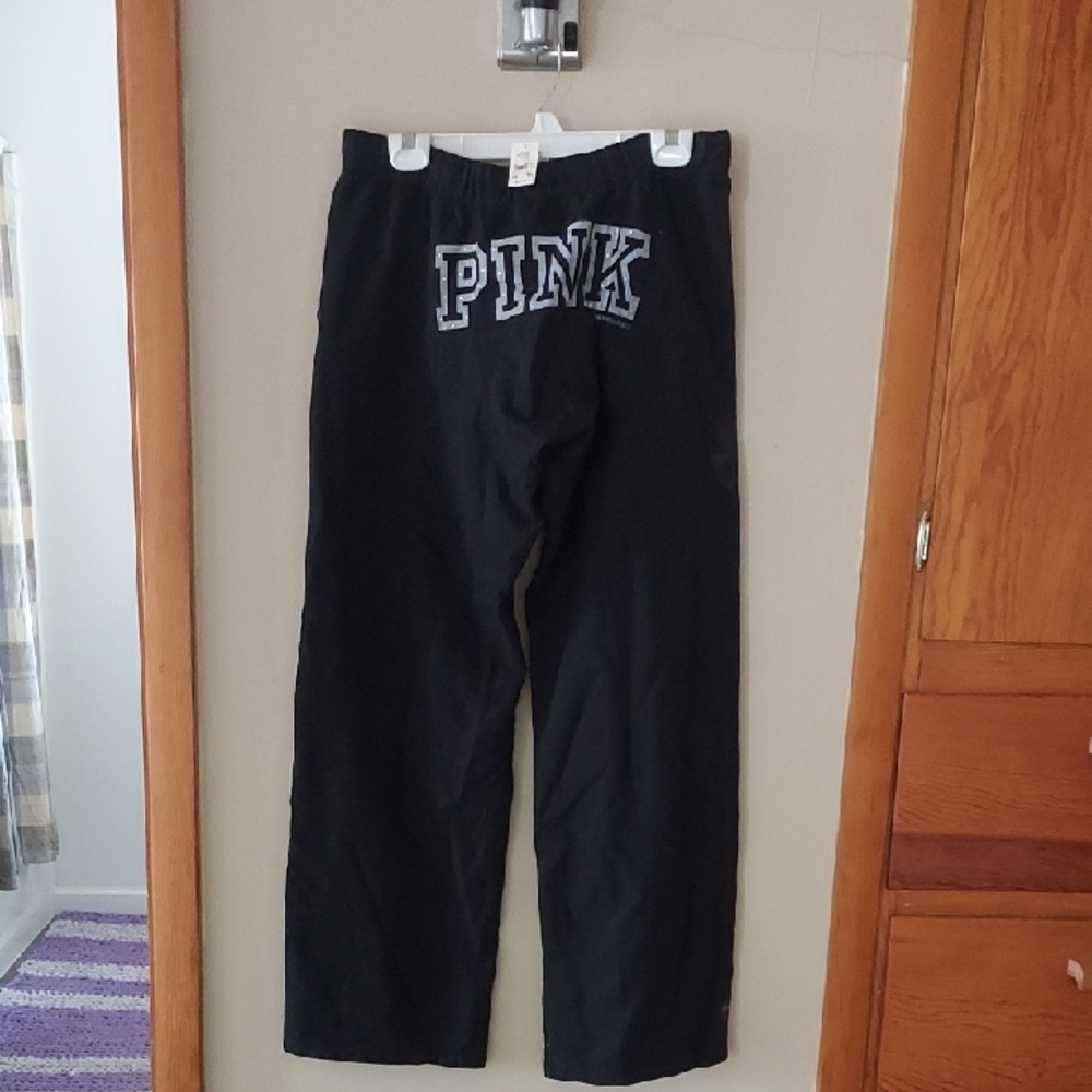 PINK Victoria's Secret Black Joggers
